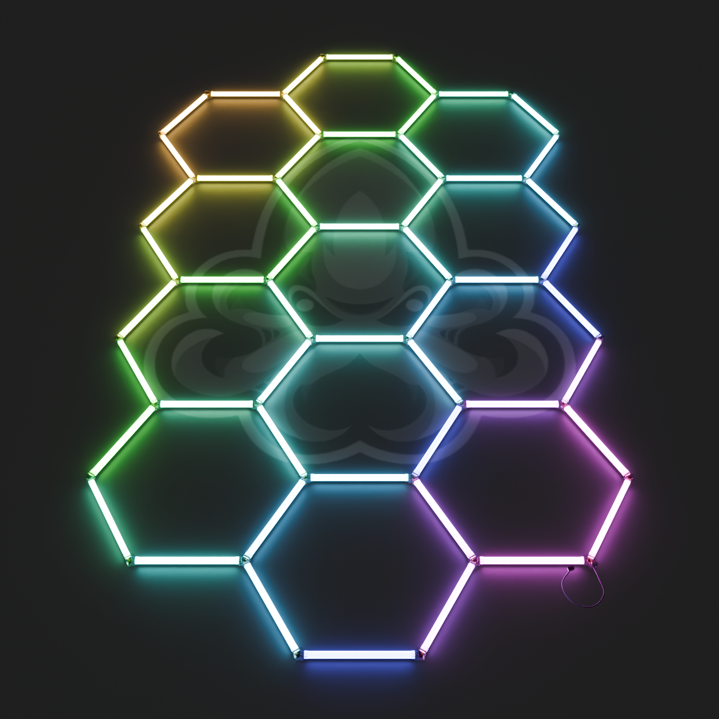 Hexagon LED System 13er RGB
