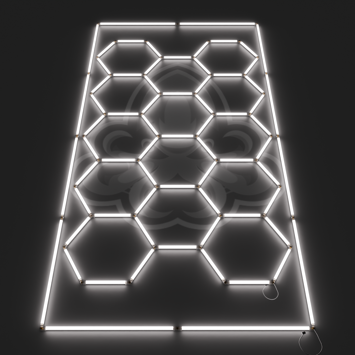 Hexagon LED System 22er mit Rahmen