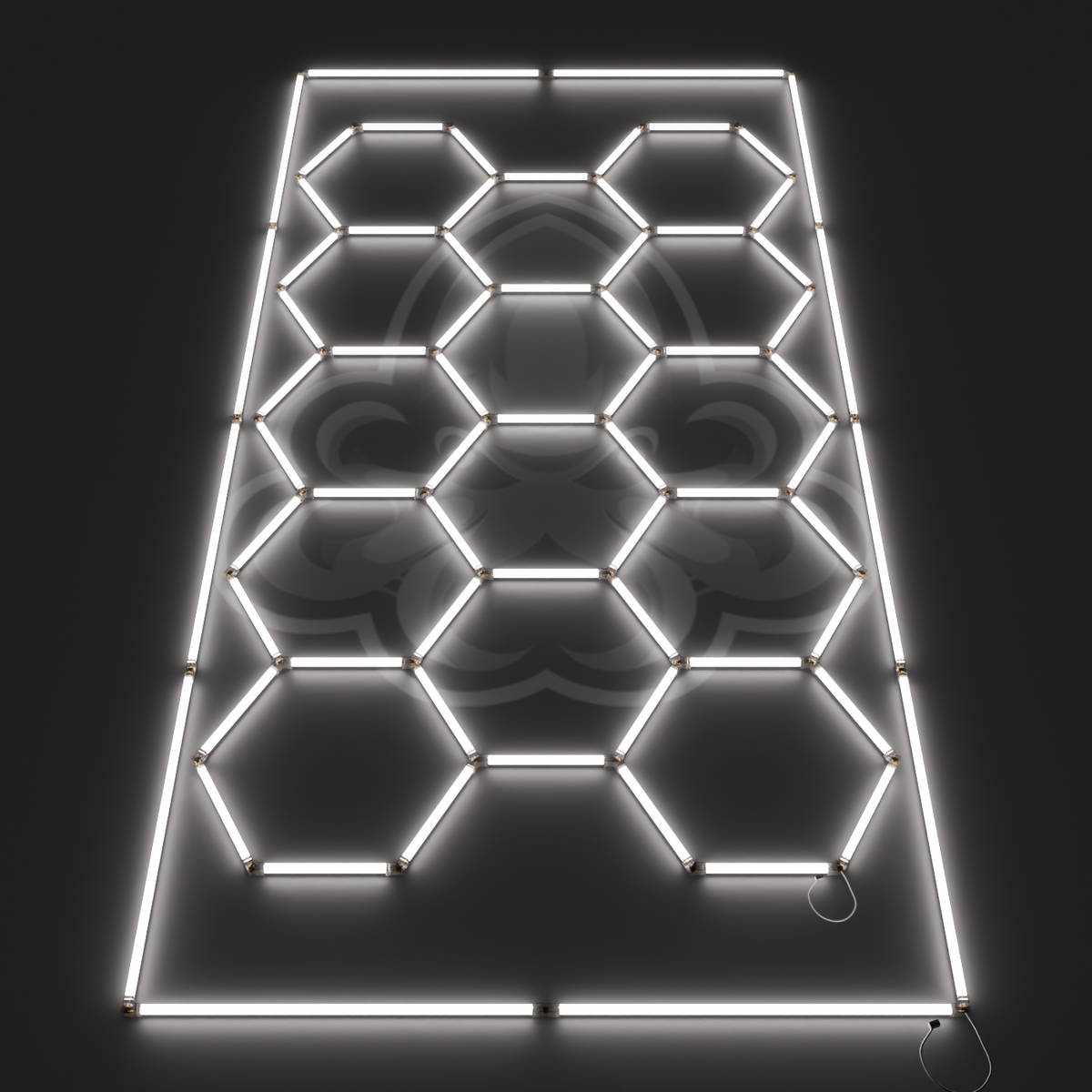 Hexagon Licht für deine Garage