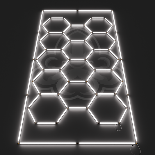 Hexagon LED System 22er mit Rahmen