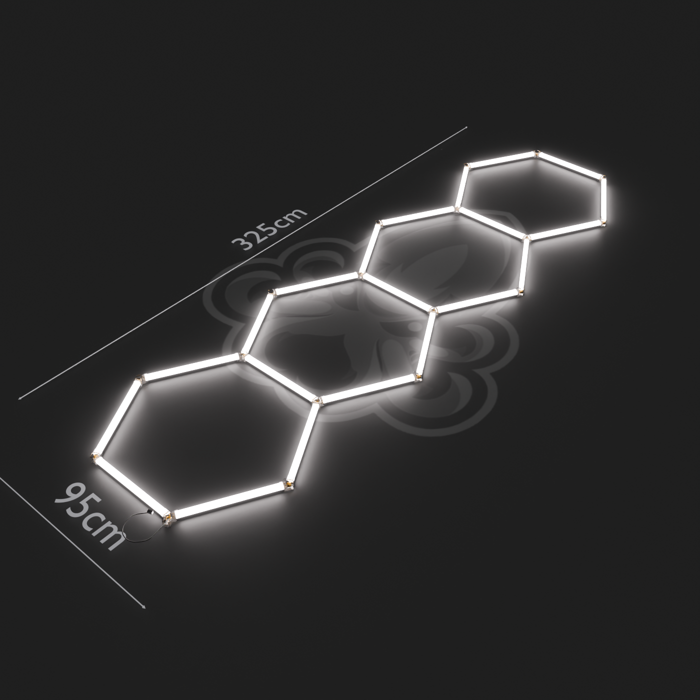 Hexagon LED System 4er