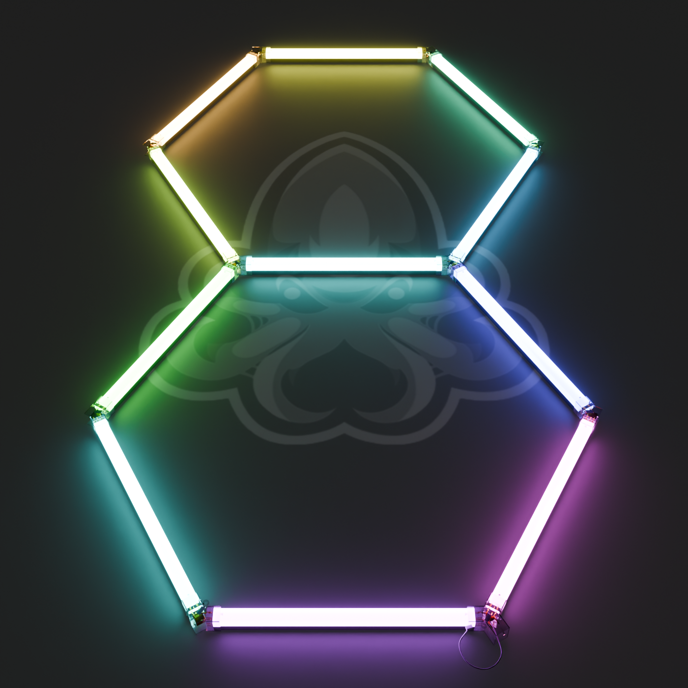 Hexagon LED System 2er RGB