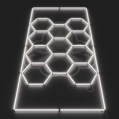 Hexagon LED System 15er mit Rahmen