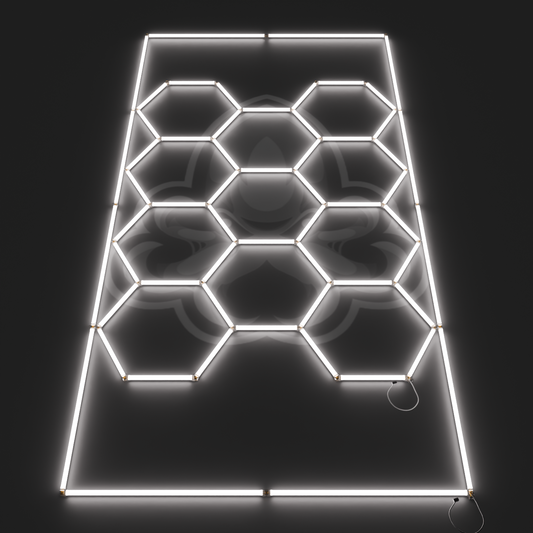 Hexagon LED System 15er mit Rahmen